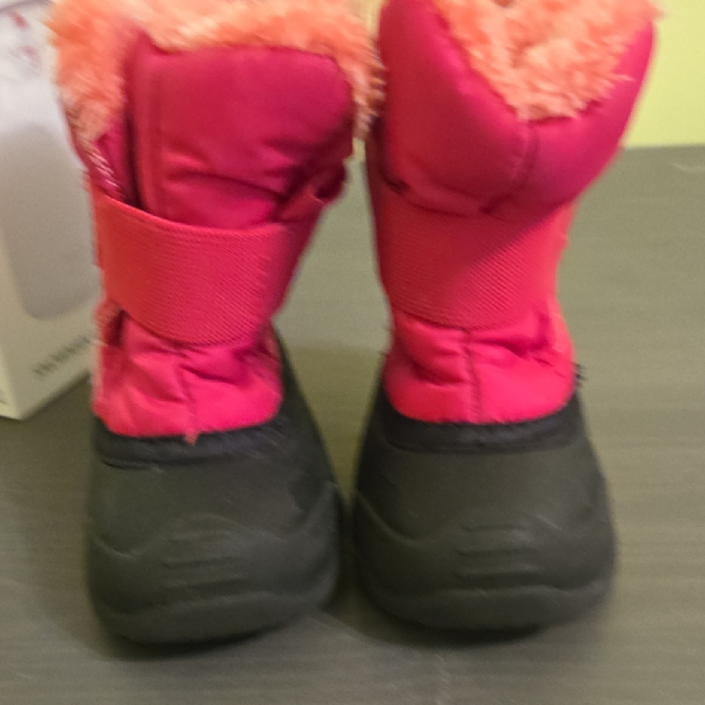 Pink and Black Winter Boots๐